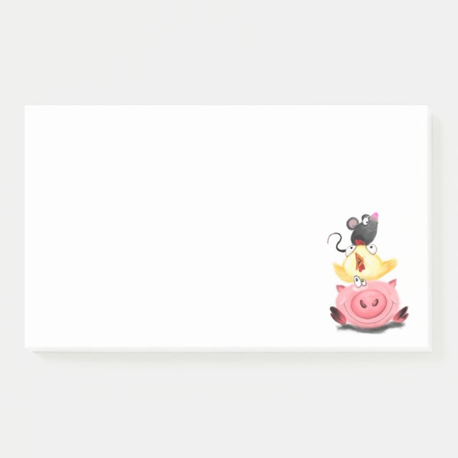 Niedlich Best Friends Funny Post It Notes Post-it Klebezettel (Vorderseite)