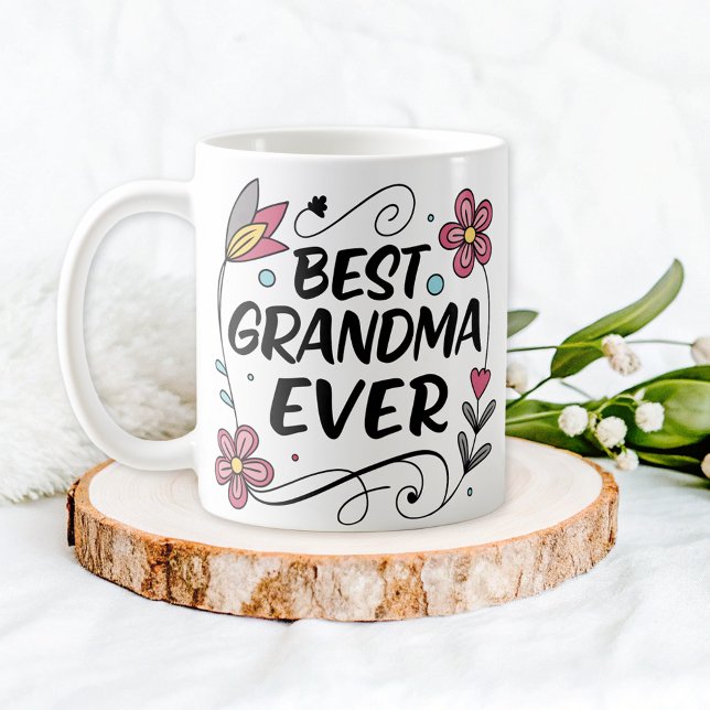 Niedlich Best Oma je Floral Coffee Tasse (Von Creator hochgeladen)
