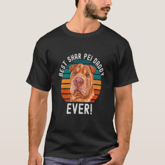 Niedlich Best Shar Pei Daddy Ever Dog Hausbesitzer T-Shirt