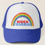 Niedlich Biden Harris Rainbow Truckerkappe<br><div class="desc">Zeigen Sie Unterstützung für Joe Biden und Kamala Harris. Niedlicher politischer Regenbogenhut für einen LGBT-Demokraten.</div>