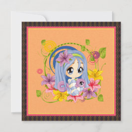 Niedlich Big Mit Augen Chibi Dragon Fairy
