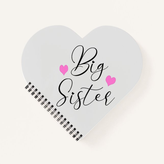 Niedlich Big Sister Notizbuch (Vorderseite)