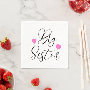 Niedlich Big Sister Serviette