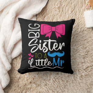 Niedlich Big Sister to a Little Mister of New Sist Kissen