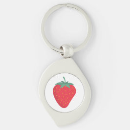 Niedlich Big Strawberry Schlüsselanhänger