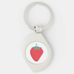Niedlich Big Strawberry Schlüsselanhänger