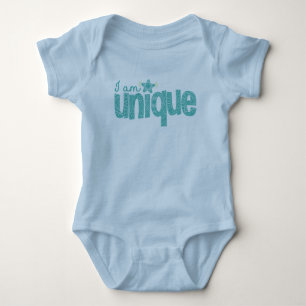 niedlich bin ich einzigartig in einer Art Design-K Baby Strampler