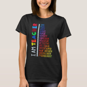 Niedlich bin ich Lehrer und Jury Jury Richter Kran T-Shirt