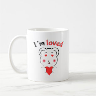 Niedlich bin ich liebte Bären Tasse - Minimalistis