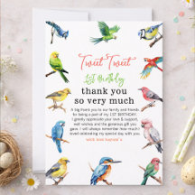 Niedlich Bird 1. Geburtstag