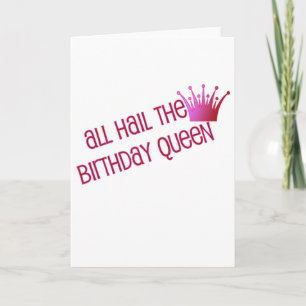 Niedlich, "Birthday Queen" Karte