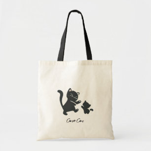 Niedlich Black Cats Funny Dancing Tragetasche