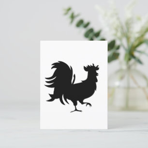Niedlich Black-Glücksbringer Postkarte