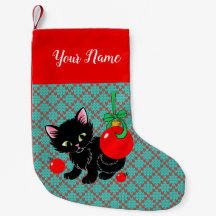 Niedlich Black Kitten Personalisiert