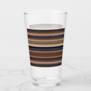 Niedlich-blaubraune Streifen Glas
