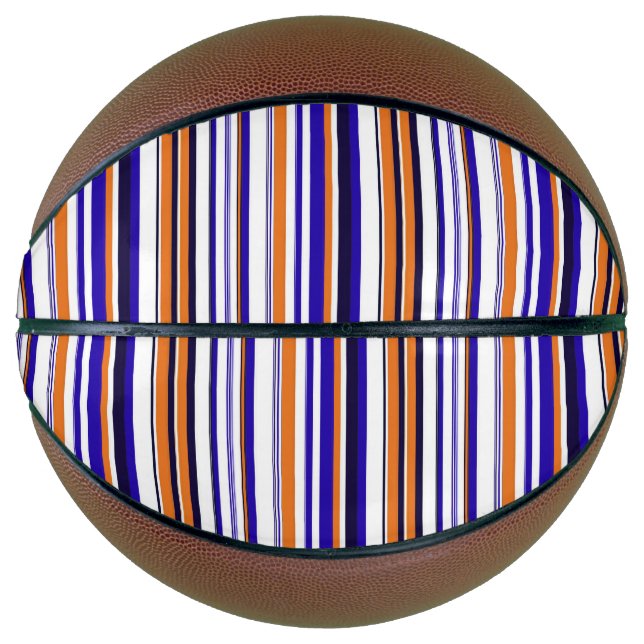 Niedlich-blaue Streifen Basketball (Vorderseite)