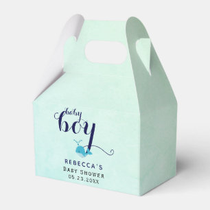 Niedlich-Blauwal-Thema Kinderdusche Geschenkschachtel