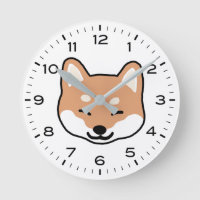 Niedlich Blinkender Shiba Inu Cartoon Dog