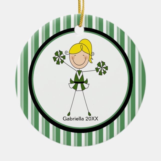 Niedlich Blonde Haaresleiter Weihnachtsschmuck (Vorne)