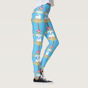 Niedlich Blonde Pigtails Scarecrow Leggings