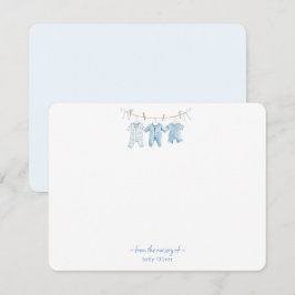 Niedlich Blue Baby Bekleidung Baby Junge Danke Kar