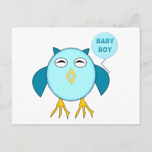 Niedlich Blue Baby Bowl Postkarte