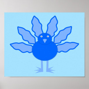 Niedlich Blue Baby Boy Erntedank Türkei Poster