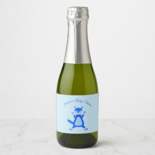 Niedlich Blue Baby Boy Fox Custom Baby Dusche