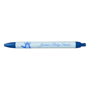 Niedlich Blue Baby Boy Fox Custom Baby Dusche Kugelschreiber