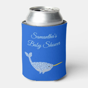 Niedlich Blue Baby Boy Narwhal Baby Dusche kundens Dosenkühler
