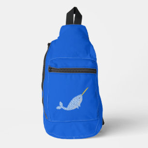 Niedlich Blue Baby Boy Narwhal Crossbody Bag