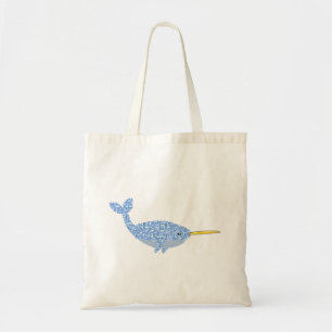 Niedlich Blue Baby Boy Narwhal Tragetasche