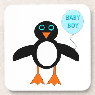 Niedlich Blue Baby Boy Penguin Untersetzer