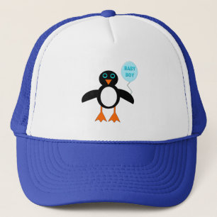 Niedlich Blue Baby Boy Pinguin Hat Truckerkappe