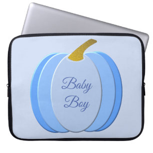 Niedlich Blue Baby Boy Pumpkin Custom Laptopschutzhülle