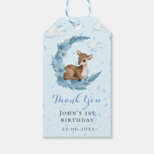 Niedlich Blue Bambi Wolken Staub Birthday Vielen D Geschenkanhänger