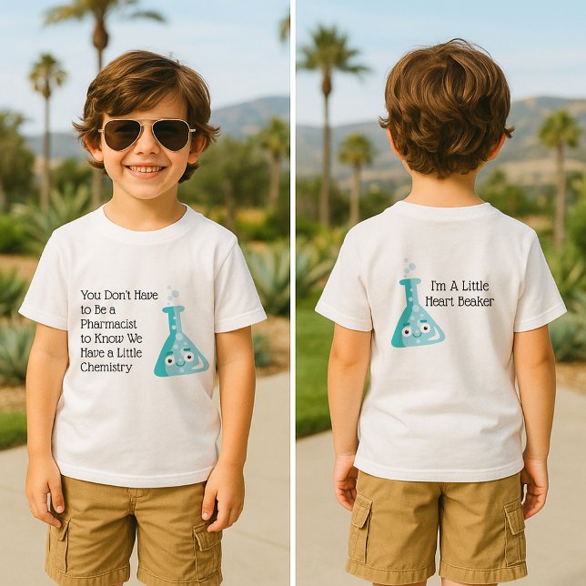 Niedlich Blue Beaker Apotheker Chemist Baby T-shirt (Von Creator hochgeladen)