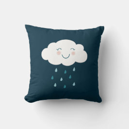 Niedlich Blue Cloud Raindrops Baby Kissen