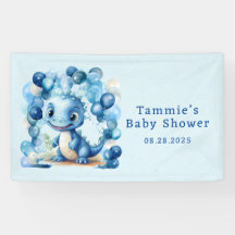 Niedlich Blue Dinosaurier und Balloons Boy Baby Du