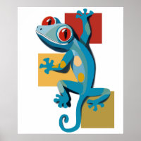 Niedlich Blue Gecko Reptile Lovers