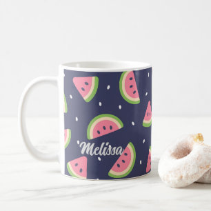 Niedlich Blue Green Watermelon Frucht Kaffeetasse