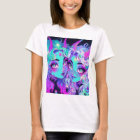 Niedlich Blue Horned Alien Twins Anime Girls