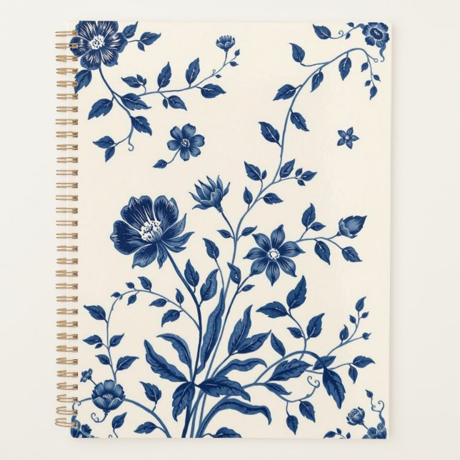 Niedlich Blue Willow China Print Planer (Vorderseite)