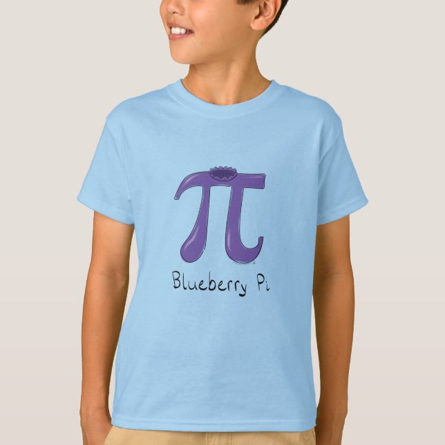 Niedlich Blueberry Pi Symbol Mathematiker Lehrer T-Shirt (Vorderseite)