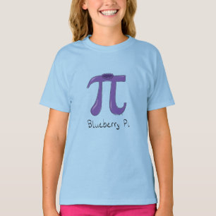 Niedlich Blueberry Pi Symbol Mathematiker Lehrer T-Shirt