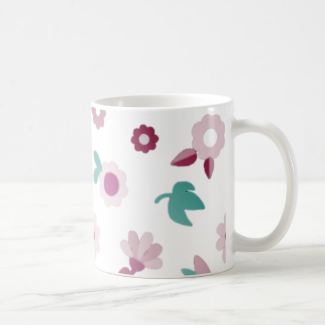 niedlich, Blume, Natur Kaffeetasse (Rechts)