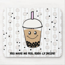 Niedlich Boba Bubble Tee Pun Mousepad