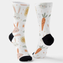 Niedlich Boho Bunny und Carrots