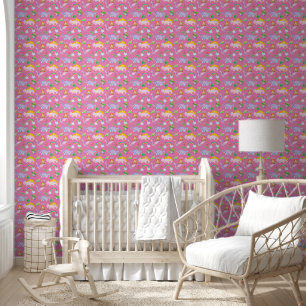 Niedlich Boho farbenfrohe Dinosaurier Rainbows Ros Tapete