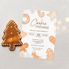 Niedlich Boho Holiday Cookie Exchange Einladung